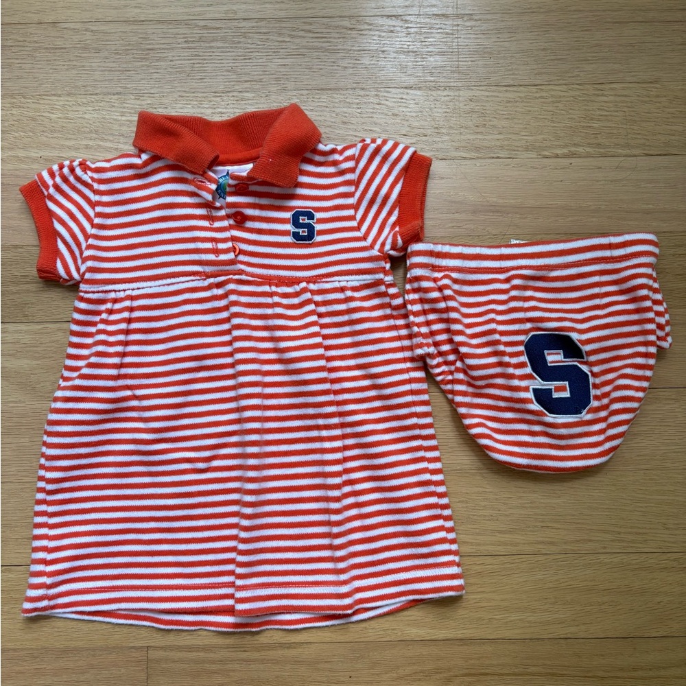 Syracuse Baby Dress & Diaper Cover Set